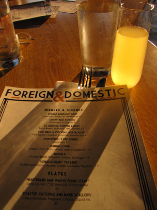 The Souvenir Menu – F&D Foreign and Domestic Food and Drink
